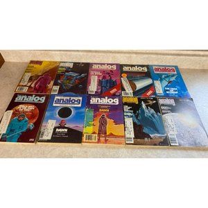 Analog Science Fiction 1981 Magazines  Lot Of 10